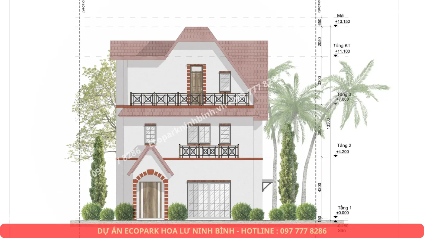 Thiết kế Ecopark Ninh Bình - Ecopark Hoa Lư Ninh Bình - biệt thự