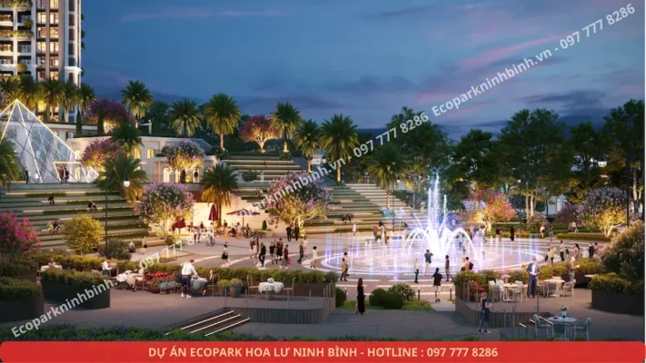 Tiện ích Ecopark Ninh Bình - Ecopark Hoa Lư Ninh Bình - Công viên nhạc nước