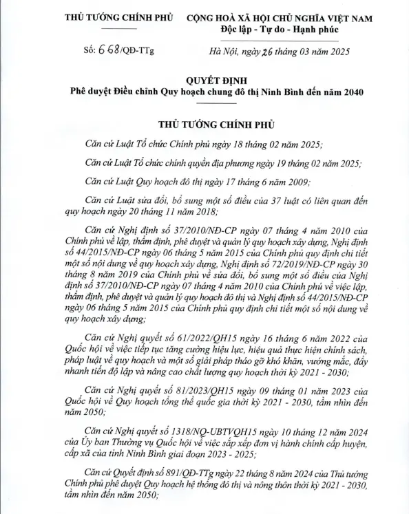 Pháp lý Ecopark Ninh Bình